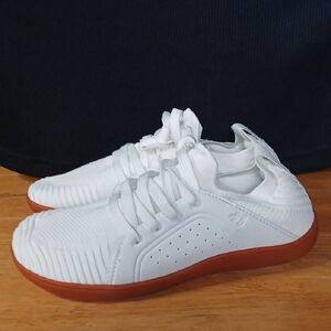 Relaxfeet White Sneakers with Gum Soles.